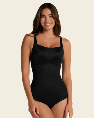 Scoop Back Wireless Classic Sculpting Bodysuit#color_700-black