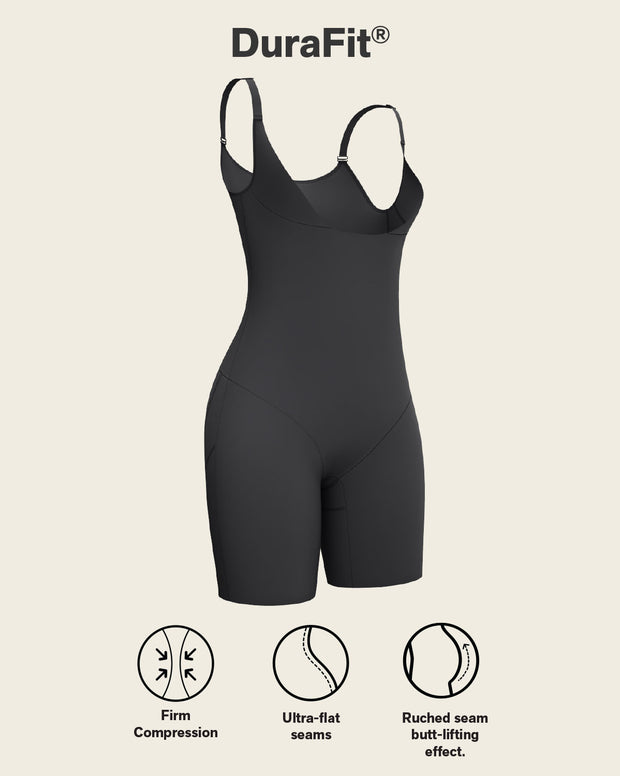 Step-in Body Shaper with Butt-Lifting Short Bottom