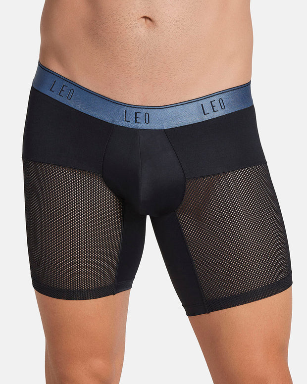 5-Pack High-Tech Mesh Boxer Briefs with Ergonomic Pouches