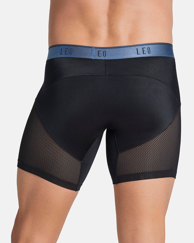 High-Tech Mesh Boxer Brief with Ergonomic Pouch