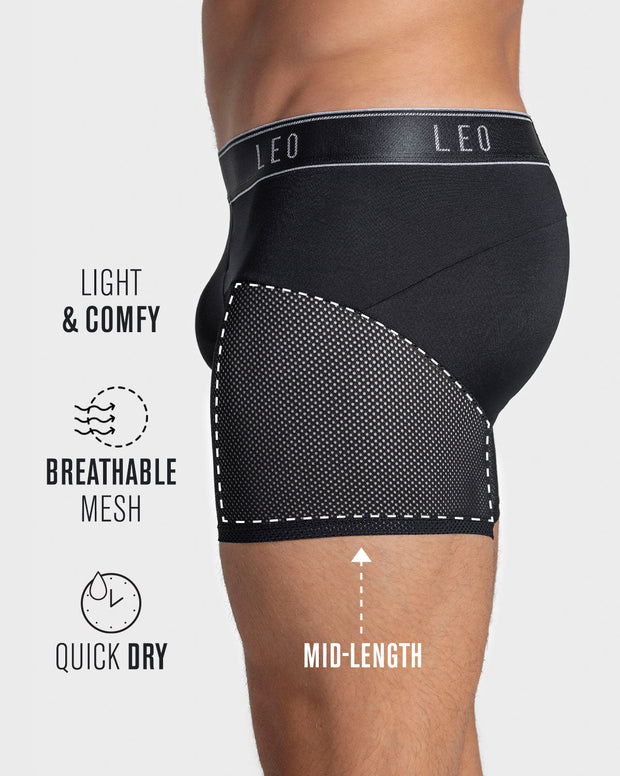 Leo advanced mesh boxer brief