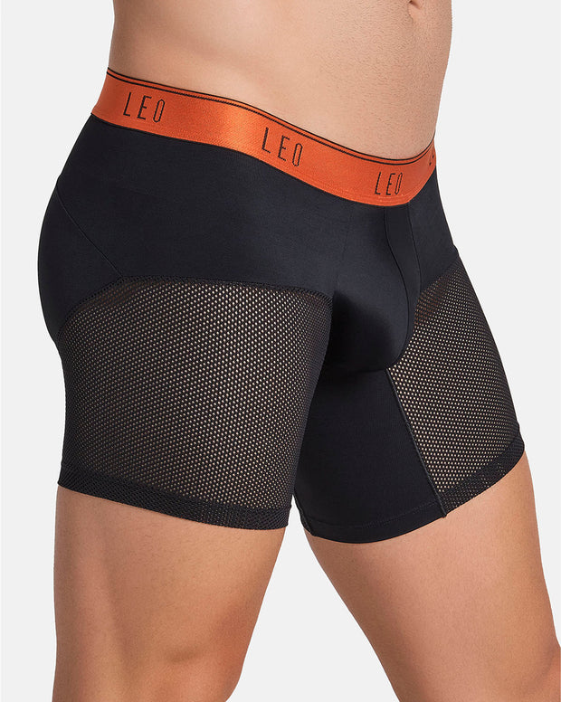 High-Tech Mesh Boxer Brief with Ergonomic Pouch