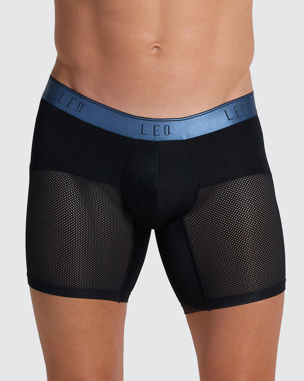 High-Tech Mesh Boxer Brief with Ergonomic Pouch
