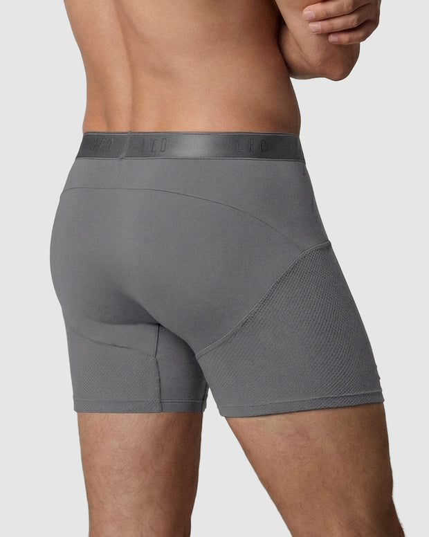 High-Tech Mesh Boxer Brief with Ergonomic Pouch