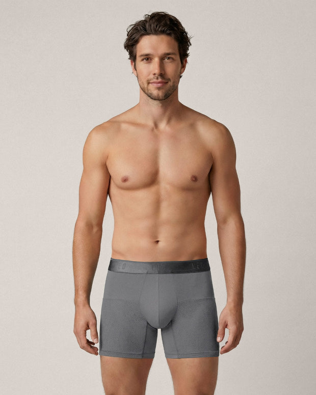 High-Tech Mesh Boxer Brief with Ergonomic Pouch