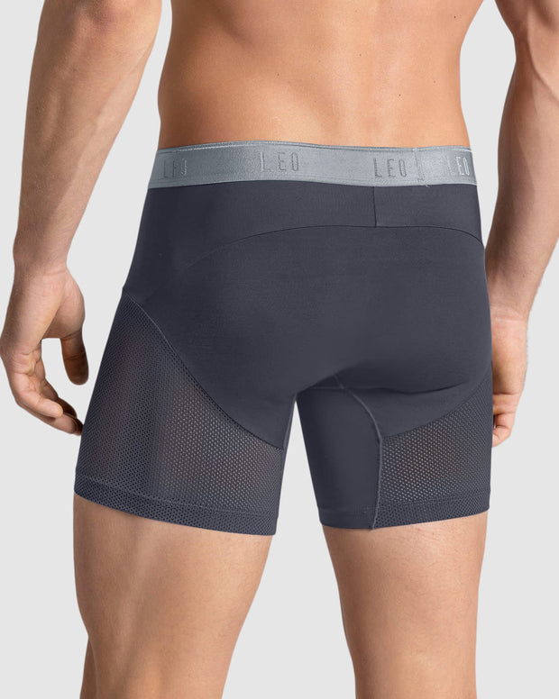 High-Tech Mesh Boxer Brief with Ergonomic Pouch