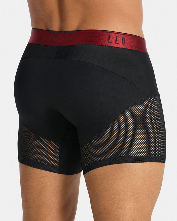 High-Tech Mesh Boxer Brief with Ergonomic Pouch