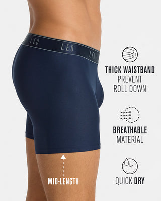 Mid-length boxer brief with ergonomic design#color_515-blue