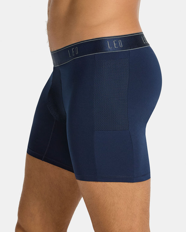 Lot de 3 Boxers de sport moyen avec poche latérale en microfibre