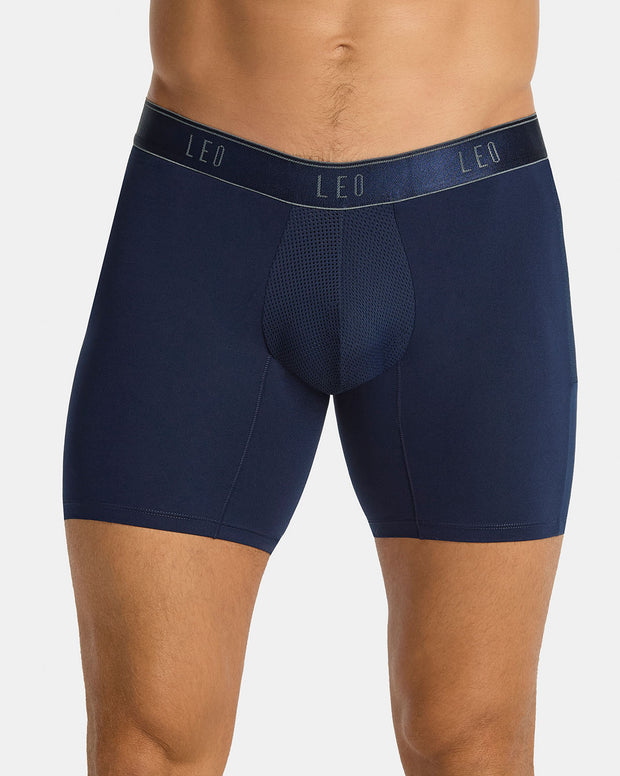 Lot de 3 Boxers de sport moyen avec poche latérale en microfibre