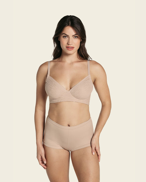 Complete coverage comfort fit bralette#color_802-nude