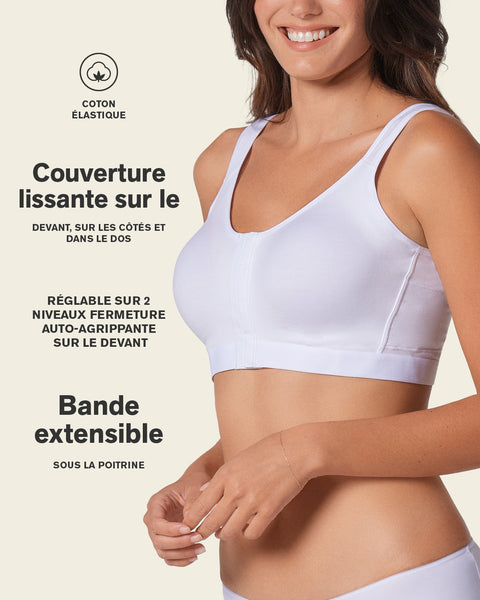 All-in-one stretchy cotton wireless bra#color_000-white