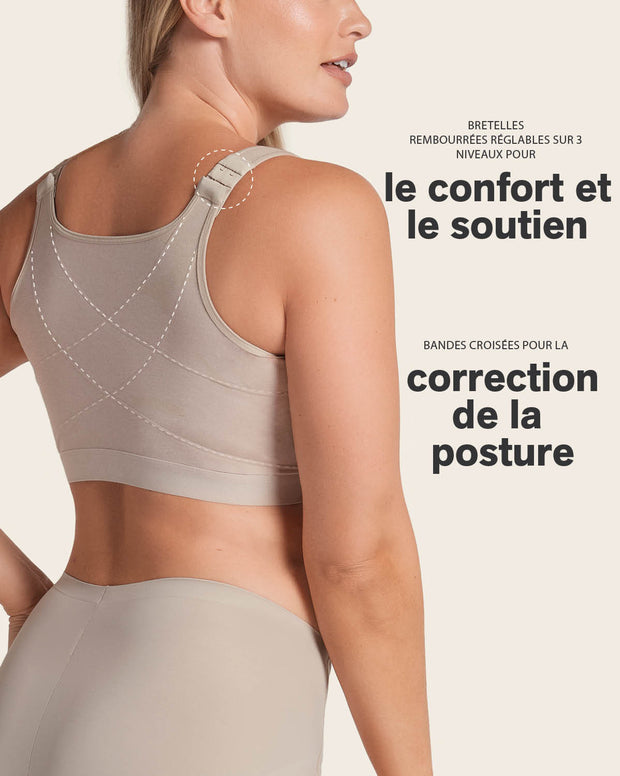 All-in-one stretchy cotton wireless bra
