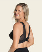 The florence: sheer stripe lace unlined wireless bralette