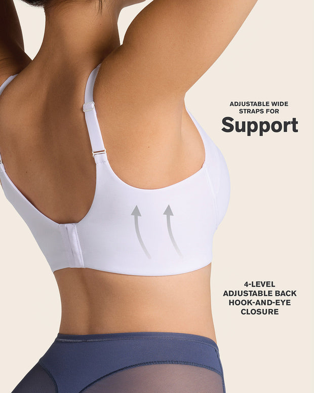 Everyday wireless support bra