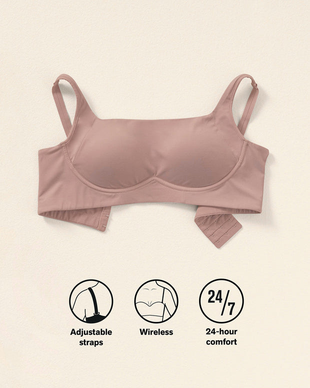 Everyday wireless support bra