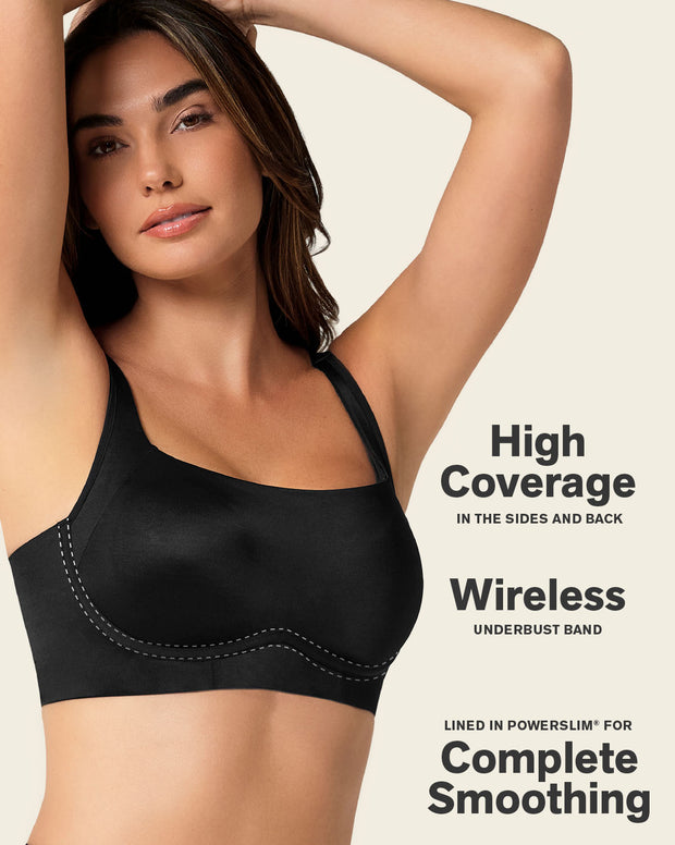 Everyday wireless support bra