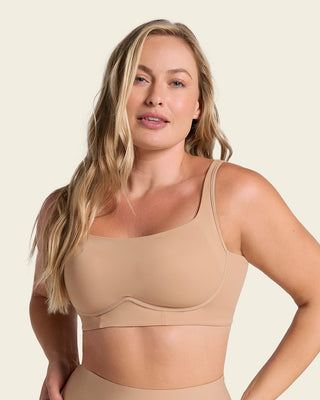 Wireless Support Bra#color_801-golden-beige