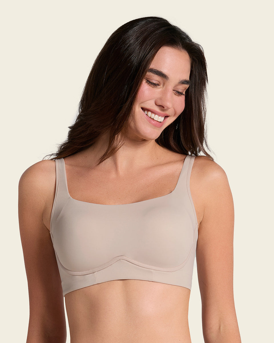 Everyday wireless support bra