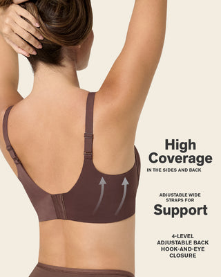 Everyday wireless support bra#color_c56-cocoa