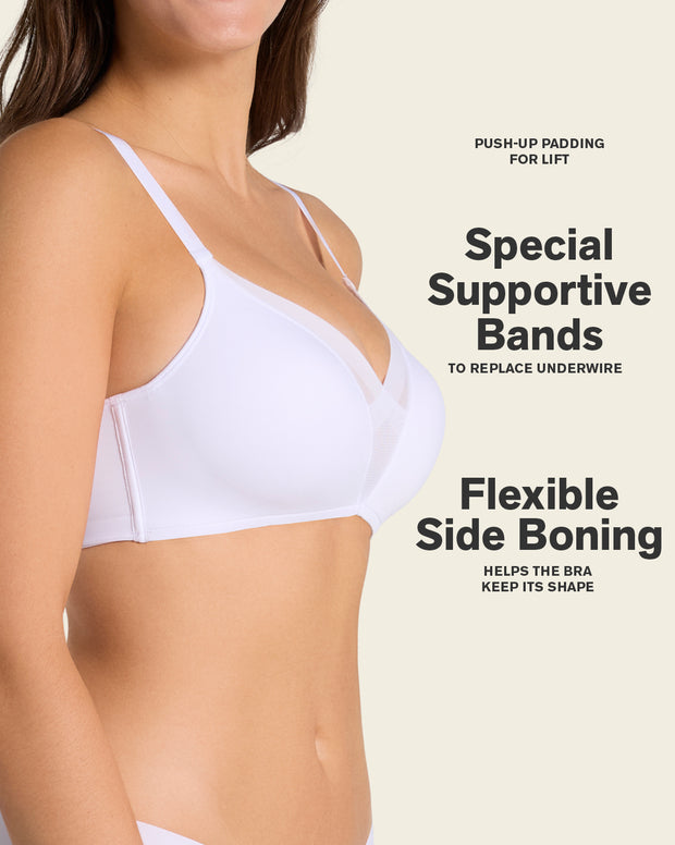 Wireless push up magical bra