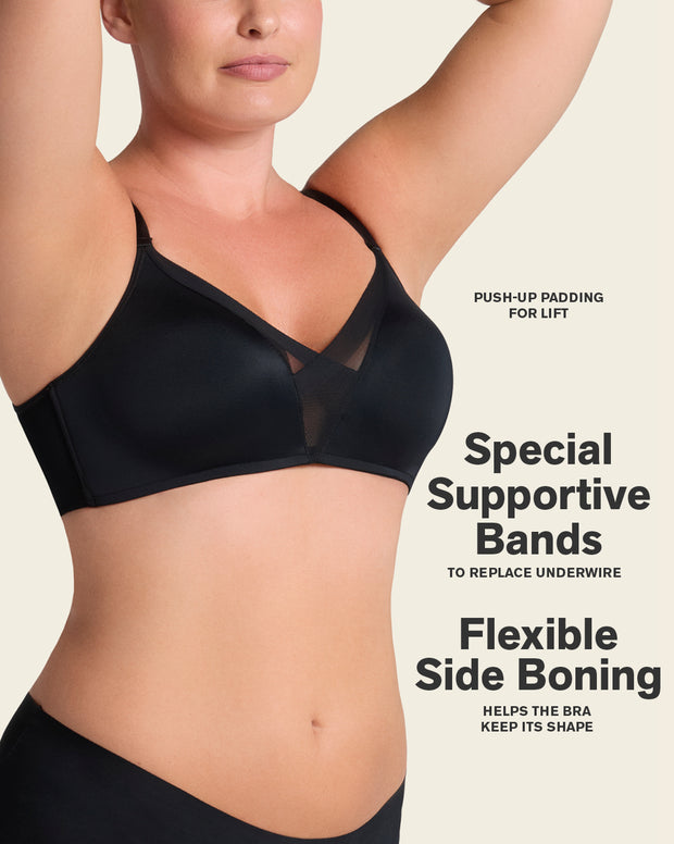 Wireless push up magical bra