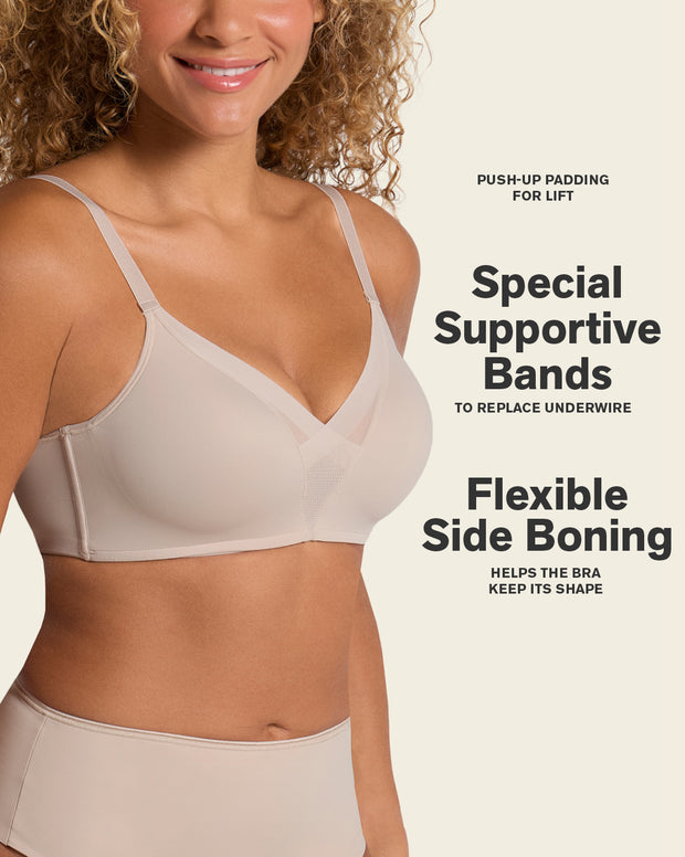 Wireless push up magical bra