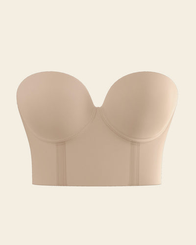 Shapechangers Uplifting & Contouring Bra Shapers Your Cleavage Bust Line  Increas. Beige- 1x (46 +)