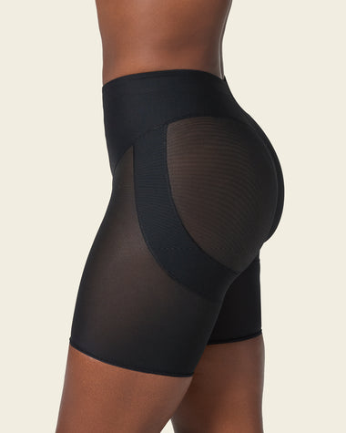  Butt Lifter Panties Waist Wrap Tummy Control Shapewear -  Trainer Shaper Enhancer Panties with Holes - Butt Lifting Shapewear Shorts  for Women - High Waisted Thigh Slimmer Shorts - Black : Sports & Outdoors