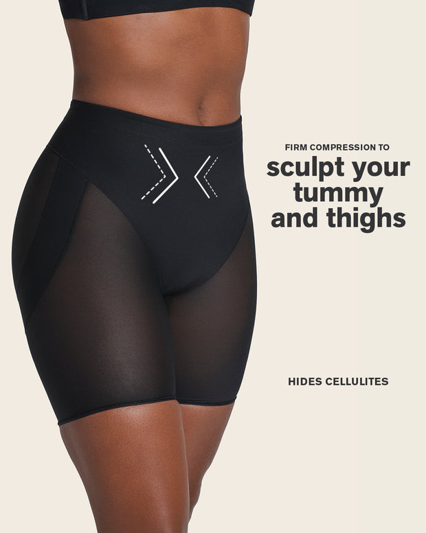 Firm compression butt lifter shaper short