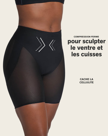 Firm compression butt lifter shaper short#color_700-black