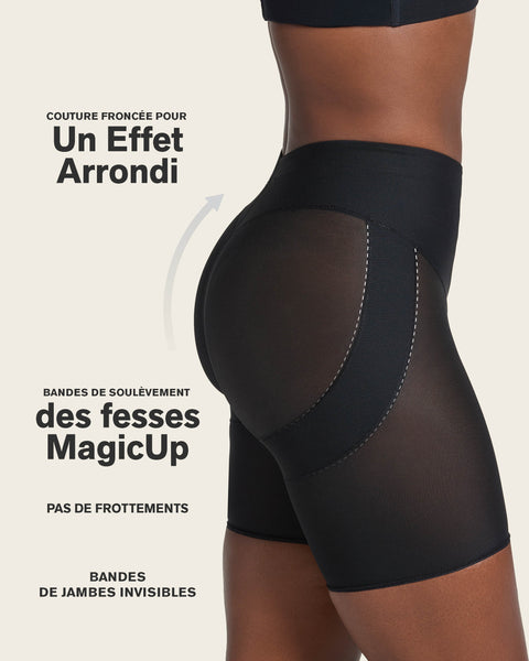 Firm Compression Butt Lifter Shaper Short#color_700-black
