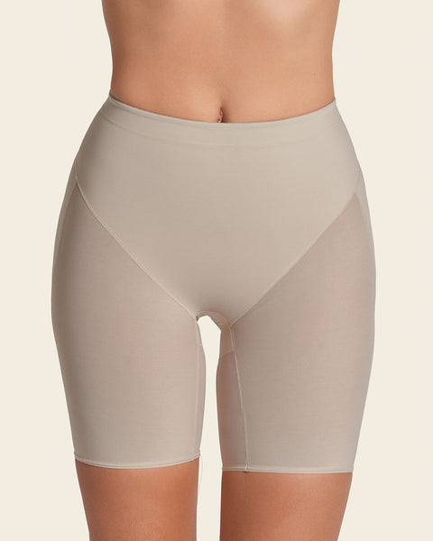 Firm compression butt lifter shaper short#color_802-nude