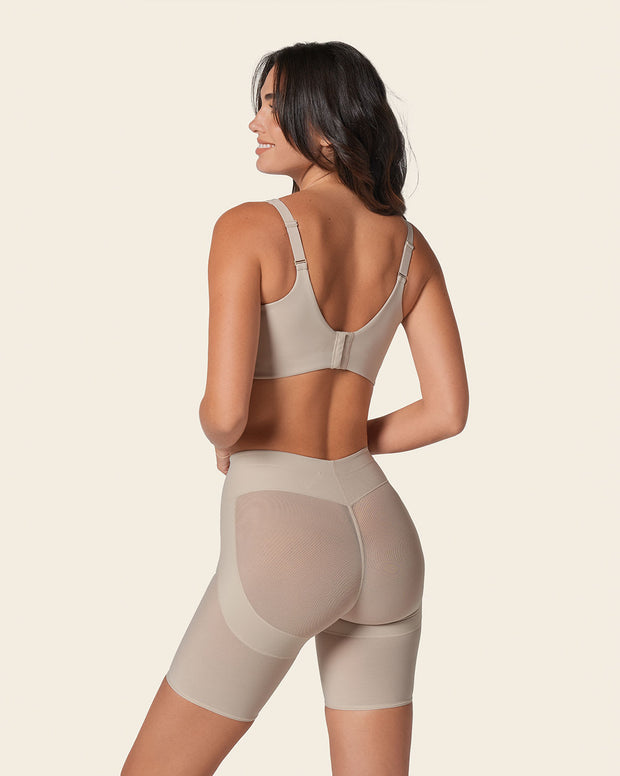 Firm compression butt lifter shaper short