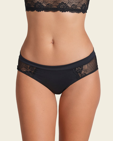 Cheeky microfiber panty with smartlace® details#color_700-black