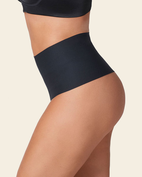 High-Tech High-Waisted Sculpting Thong#color_700-black