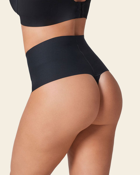 High-Tech High-Waisted Sculpting Thong#color_700-black