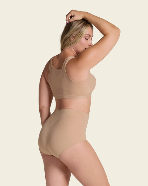 High-Waisted Full Coverage Shaper Panty#color_801-golden-beige