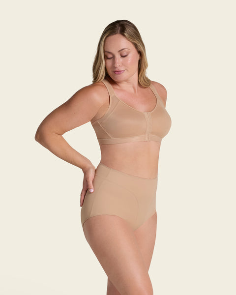 High-Waisted Full Coverage Shaper Panty#color_801-golden-beige
