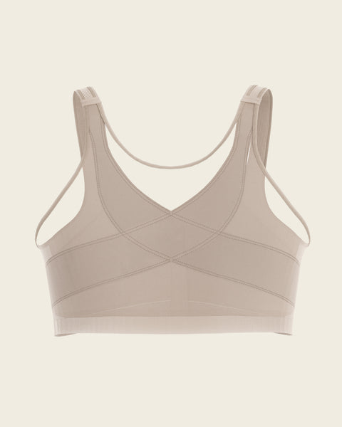 Buy DISOLVE� 5D Wireless Contour Bra Breathable Seamless Lace Underwear for  Sports Yoga RunningSize (28 Till 34) (C, Beige) at