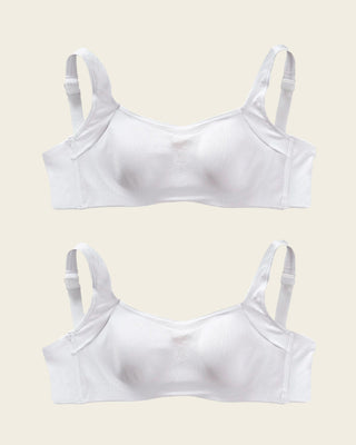 Mesh front contouring bra#color_000-white