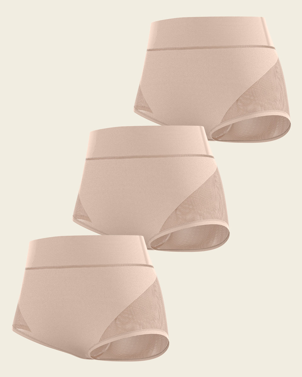 High-waisted classic smoothing brief