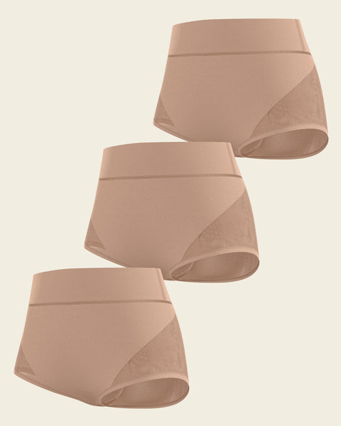 High-waisted classic smoothing brief#color_852-soft-natural