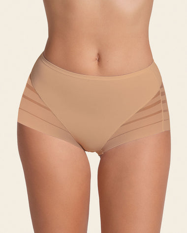 6043 Plus Size High Cut Cotton Panty EL6043 014 - Beige – Purple Cactus  Lingerie