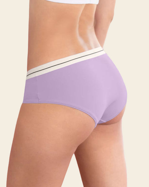 5-Pack Cotton Blend Hipster Panties#color_s10-orange-magenta-pink-blue-lilac