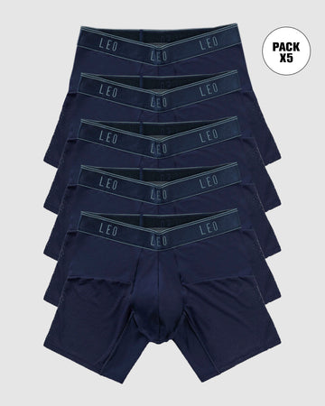 5-Pack High-Tech Mesh Boxer Briefs with Ergonomic Pouches#color_515-blue