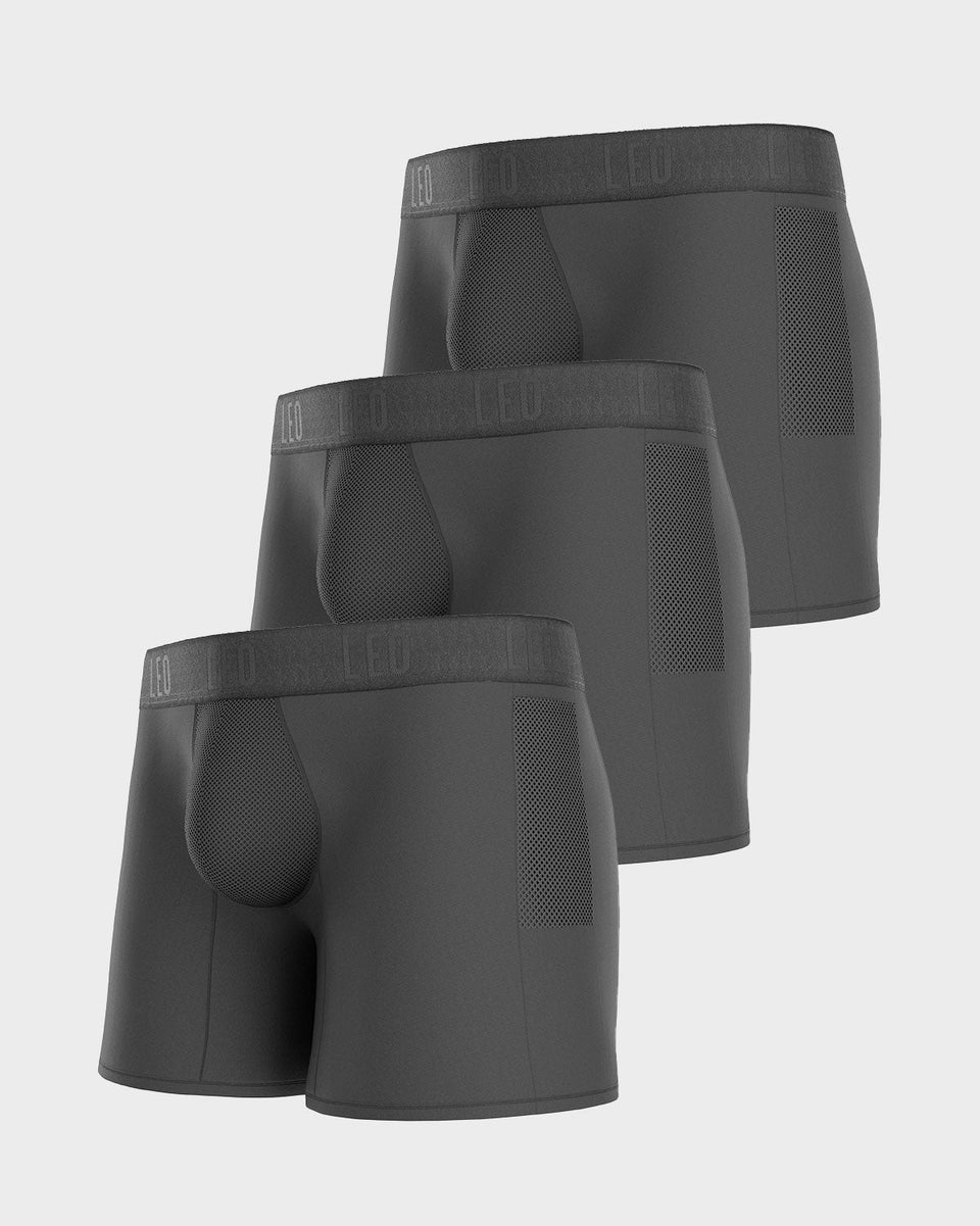3-Pack Long Athletic Boxer Briefs | Leonisa Canada