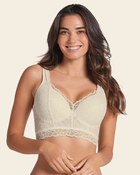 Luxe lace underwire smoothing bustier#color_253-ivory