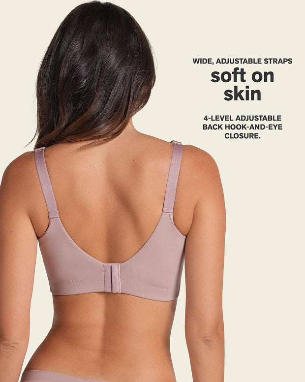 Mastectomy pocketed lace trim wireless bra
