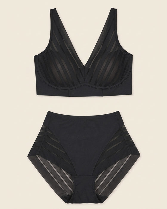 Daily Bra & Stripe Undetectable in Black#color_700-black